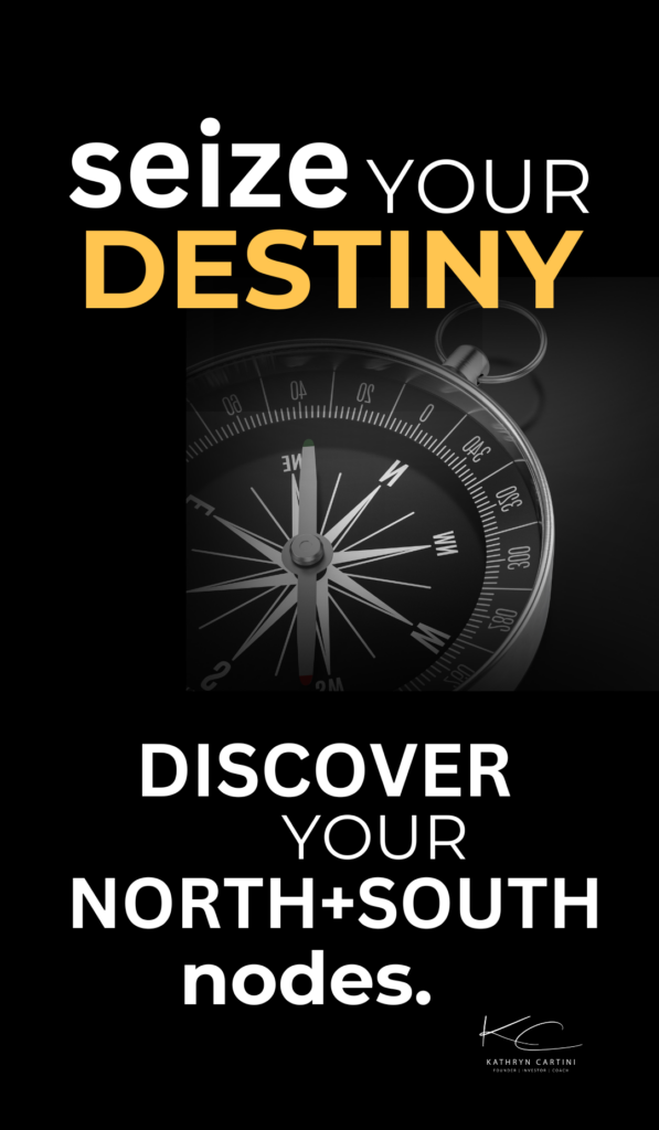 Seize Your Destiny! This Astro Coach Kate Report + Coaching combo explores your North and South Nodes to uncover your life purpose.