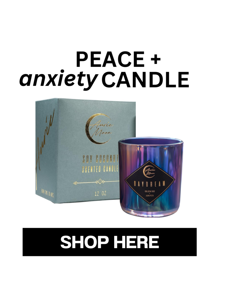 To combat the challenges of the South Node in Virgo, try the Golden Oud + Jupiter Coconut Candle to reduce anxiety.